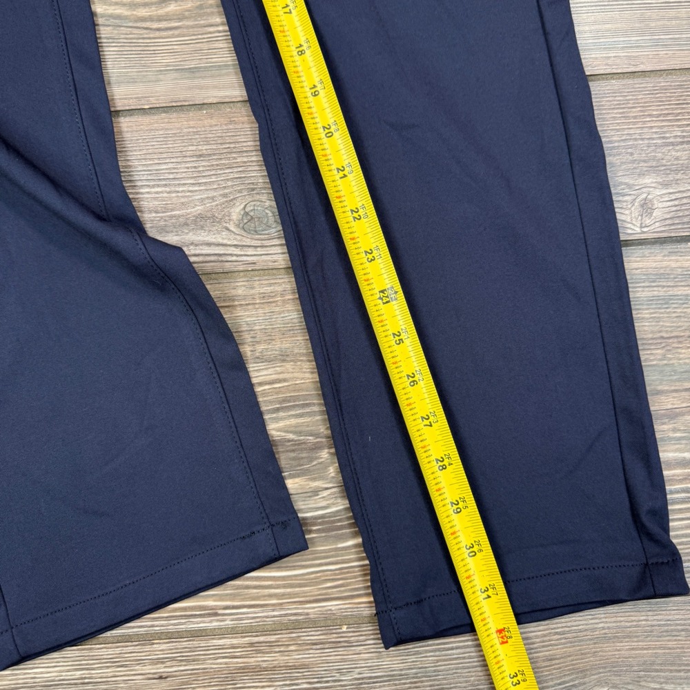 Collars & Co Mens Size 34x32 CEO Tech Pull-On Pants Navy Blue Stretch Chino NWT - Picture 4 of 9